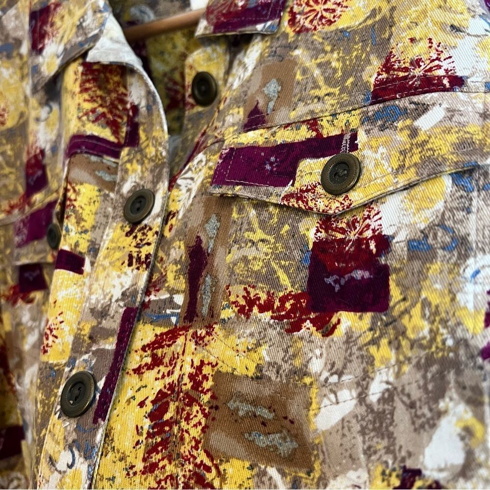 Christopher & Banks Multicolor Jacket L - Picture 8 of 8